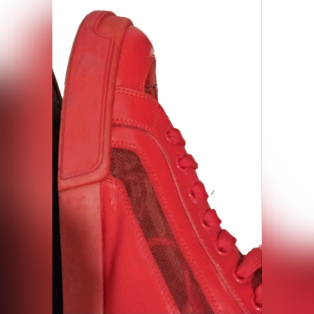 Dolce & Gabbana Unisex Portofino Red LowTop Sneakers US Mens Sz 6 /Wmns Size 7.5 - Picture 8 of 14